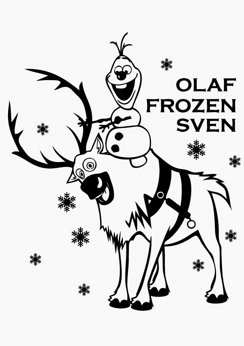 olaf at the beach coloring pages - photo #7
