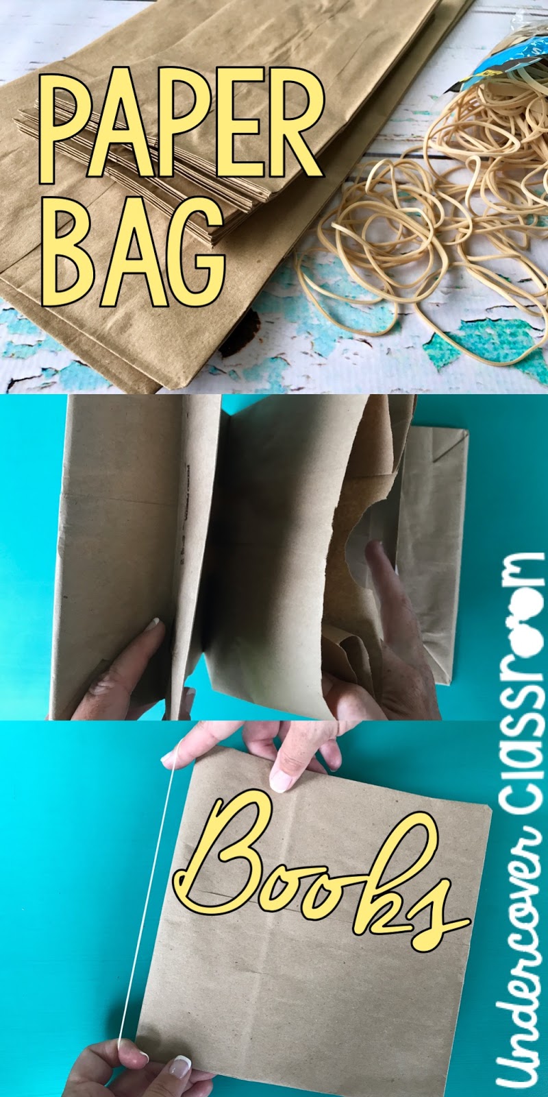 Learn how to make a paper bag book for your classroom with just two bags and a rubber band. Bag books are foldable teaching tools that will motivate your students.