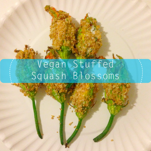 K8LA Vegan Stuffed Squash Blossoms
