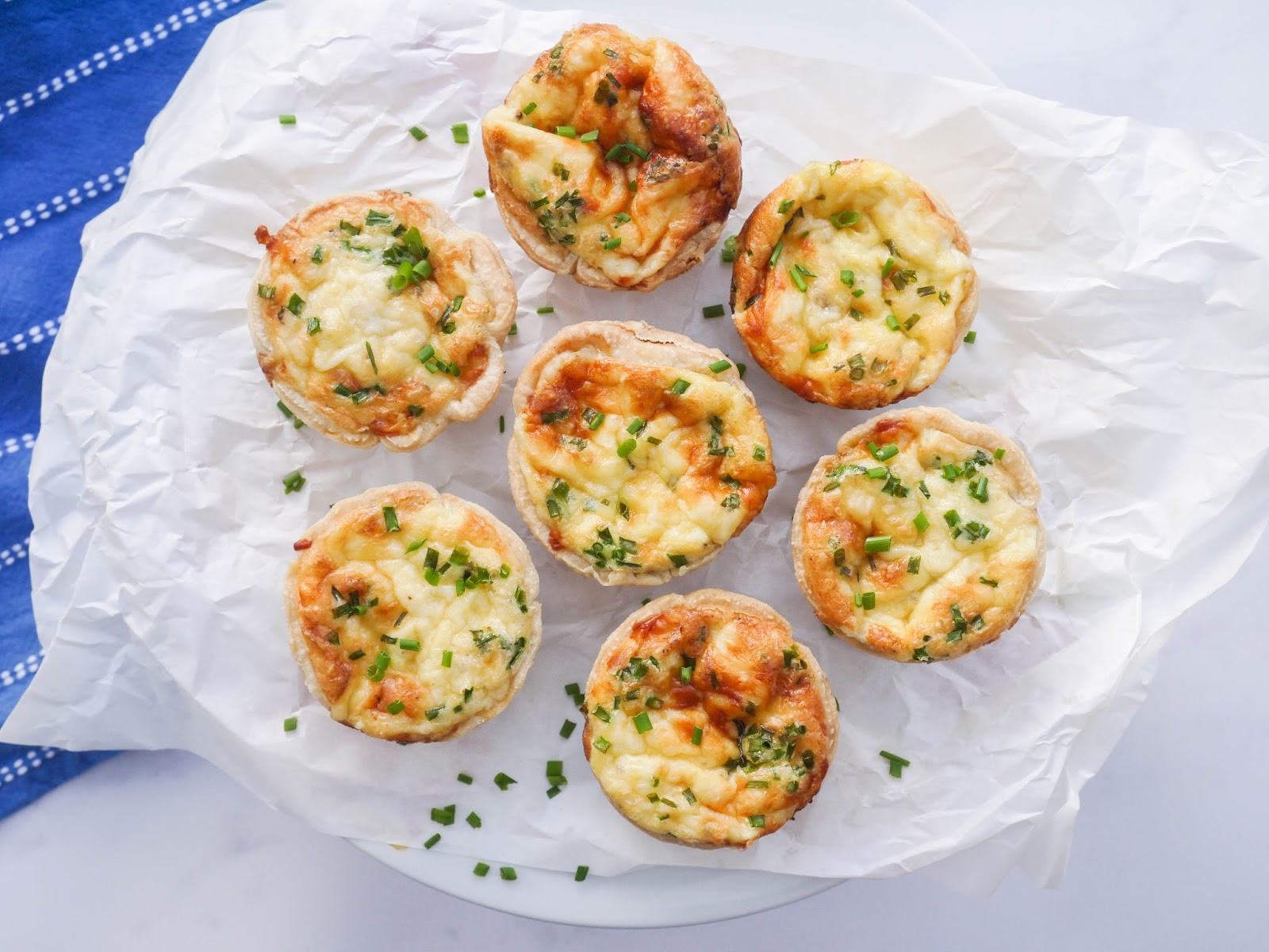This Muslim Girl Bakes: Mini Caramelised Onion and Cheddar Quiches.