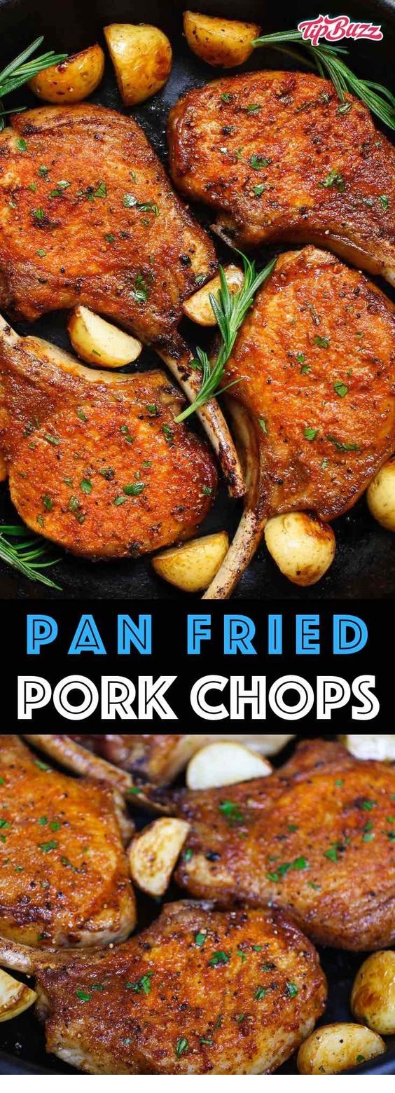 Easy Pan Fried Pork Chops