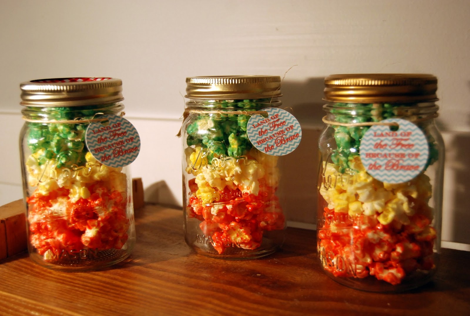 Smith Craft Adventures Independence Day Thank You, Flavored Popcorn in