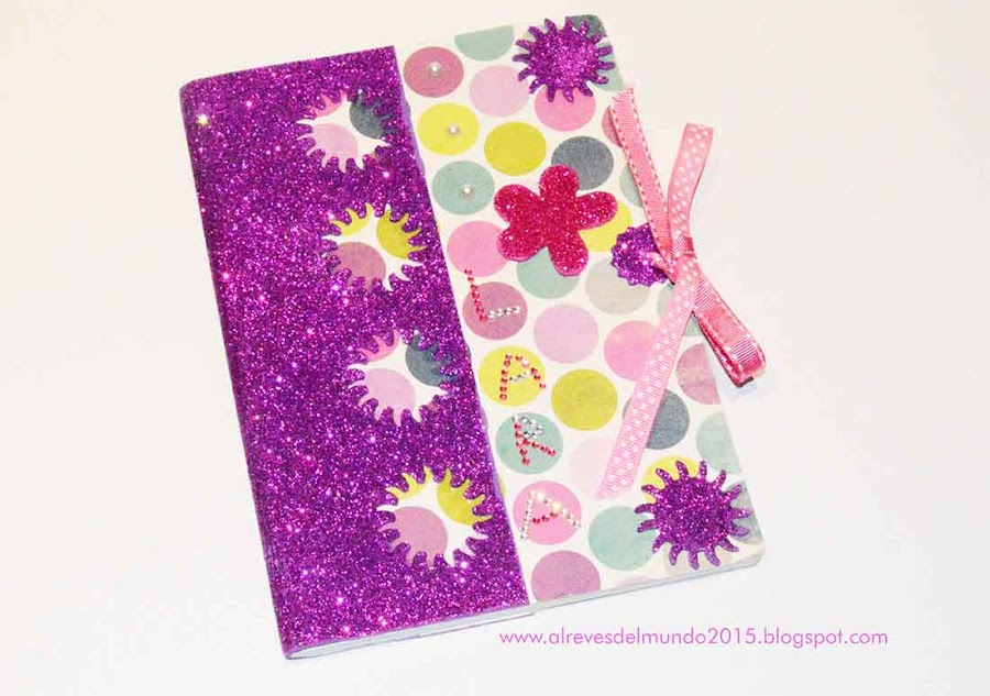 como diseñar cuadernos manualidades al revés del mundo