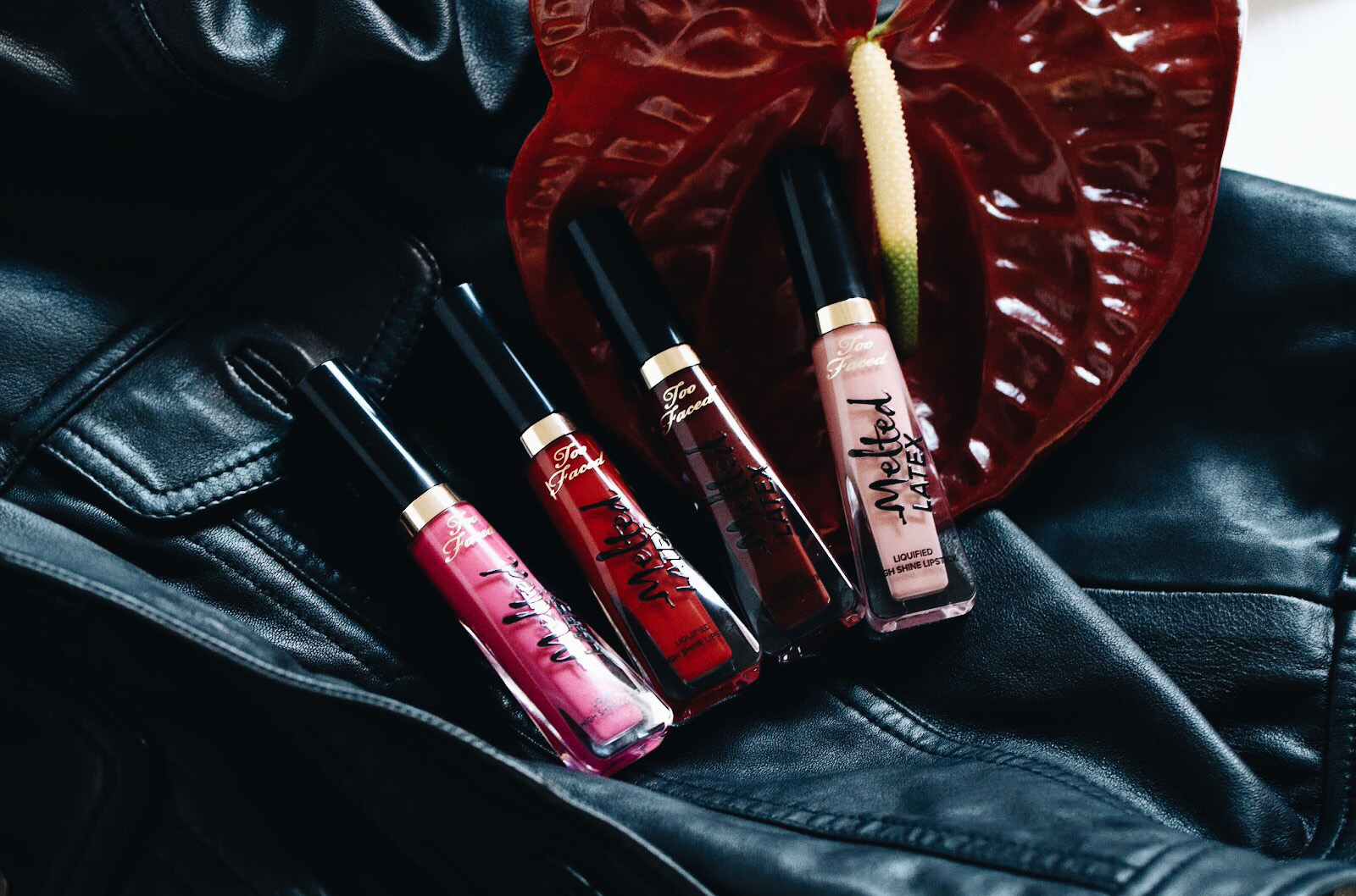 too faced latex rouge à lèvres liquid avis test swatches