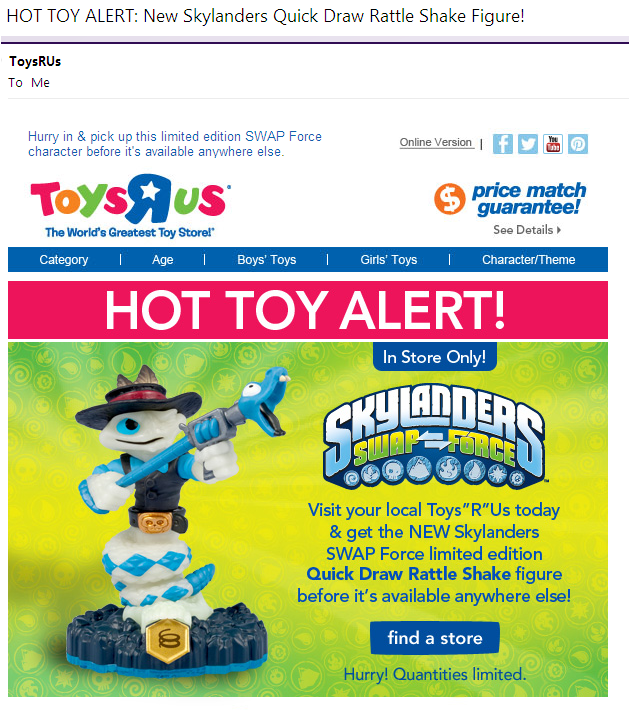 skylanders glow in the dark rattle shake