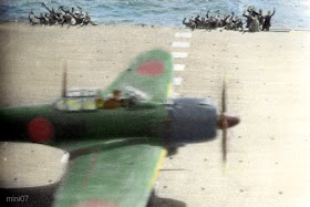 Mitsubishi A6M5 Zero color photos of World War II worldwartwo.filminspector.com