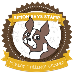 Simon Says Stamp Monday Challenge Winner
