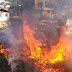 AHORA Viña Del Mar. Se declara incendio forestal y estructural en el sector Santa Julia. Dos viviendas fueron consumidas por el fuego