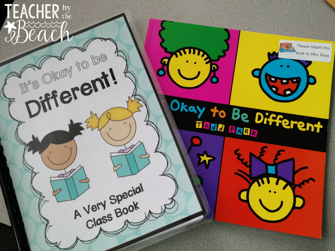 Its okay to be different writing activities