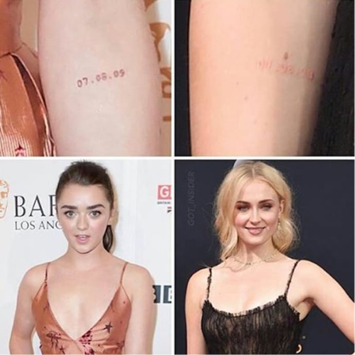 Game of Thrones Stars FINALLY Reveal Matching Tattoos