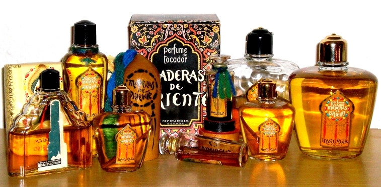 Vintage: Myrurgia Maderas de Oriente, perfume tocador, 220ml, 7,5oz, new  with box, wrapped