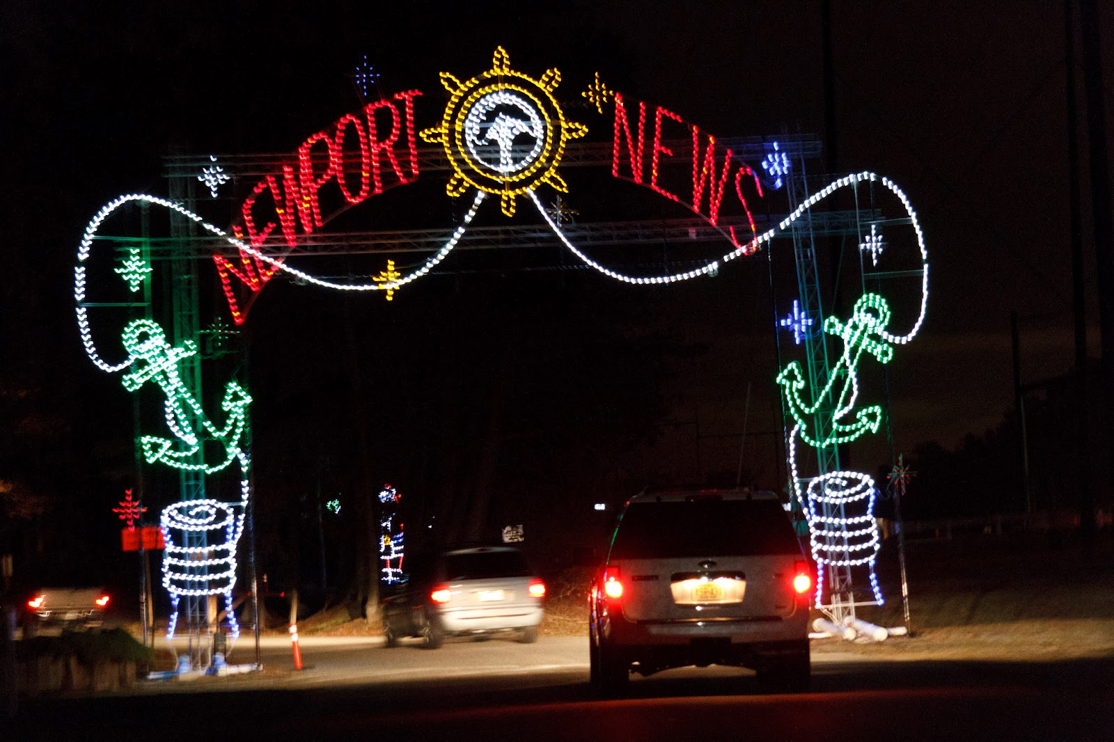 Kamie & Roopie Christmas Lights at Newport News Park