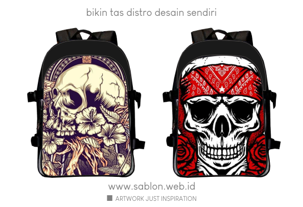 Custom Bags Desain Sendiri Ransel Backpack Distro 12 Desain