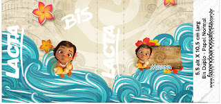 Moana Baby: Free Printable Candy Bar Labels. Moana Baby Free Printable Candy Bar Labels.