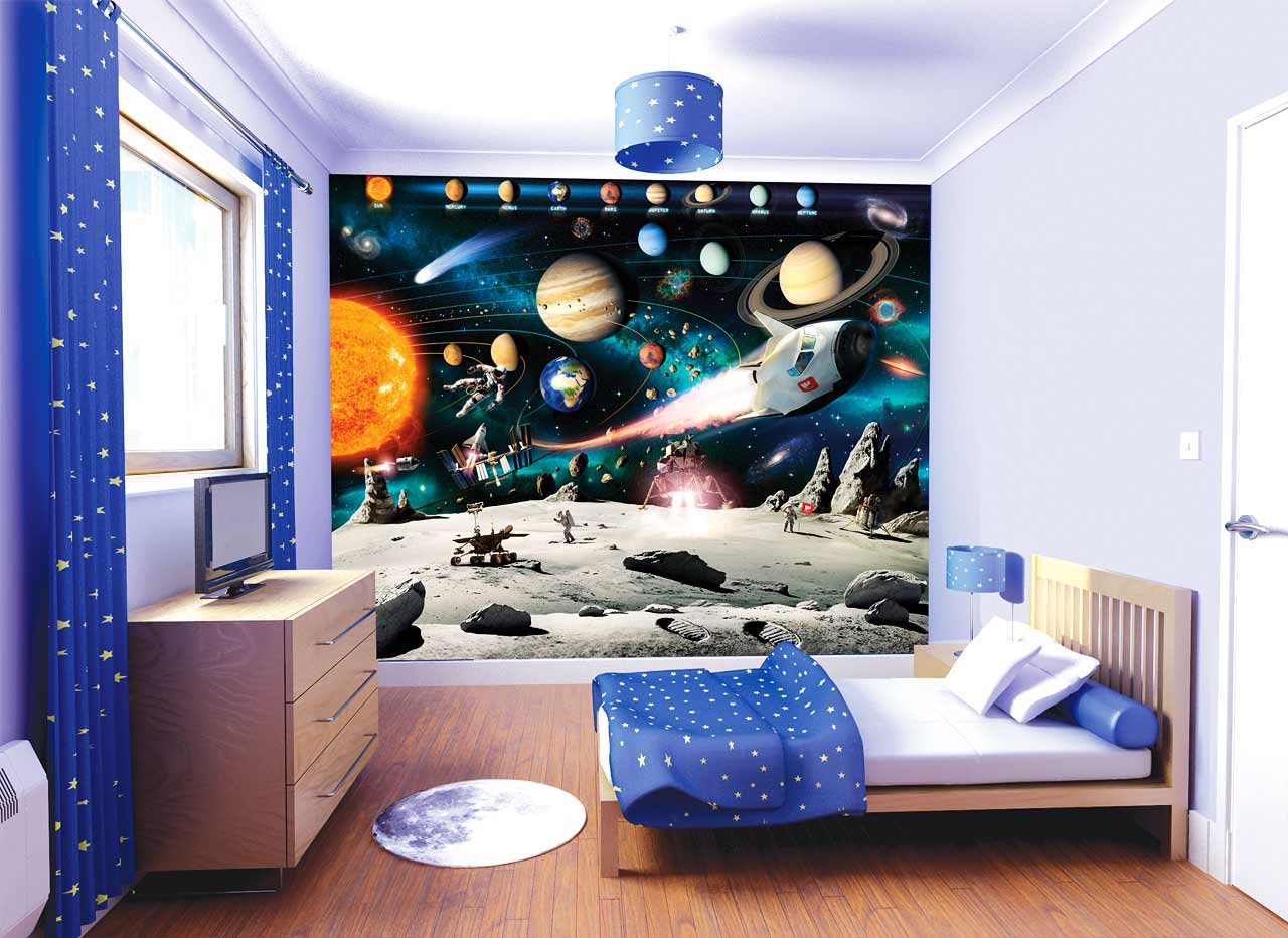 40 3D wallpaper design ideas for children room 2019
