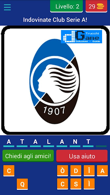 Calcio Italiano - Logo Quiz soluzione livello 1 2 3 4 5 6 7 8 9 10 | Parola e foto