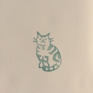消しゴムハンコ 猫