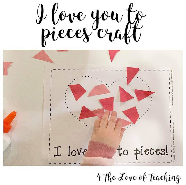 Valentine's Craft - For the Love of Teaching