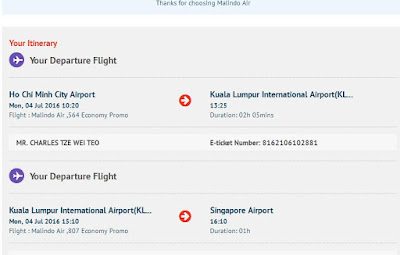 malindo air one way ticket