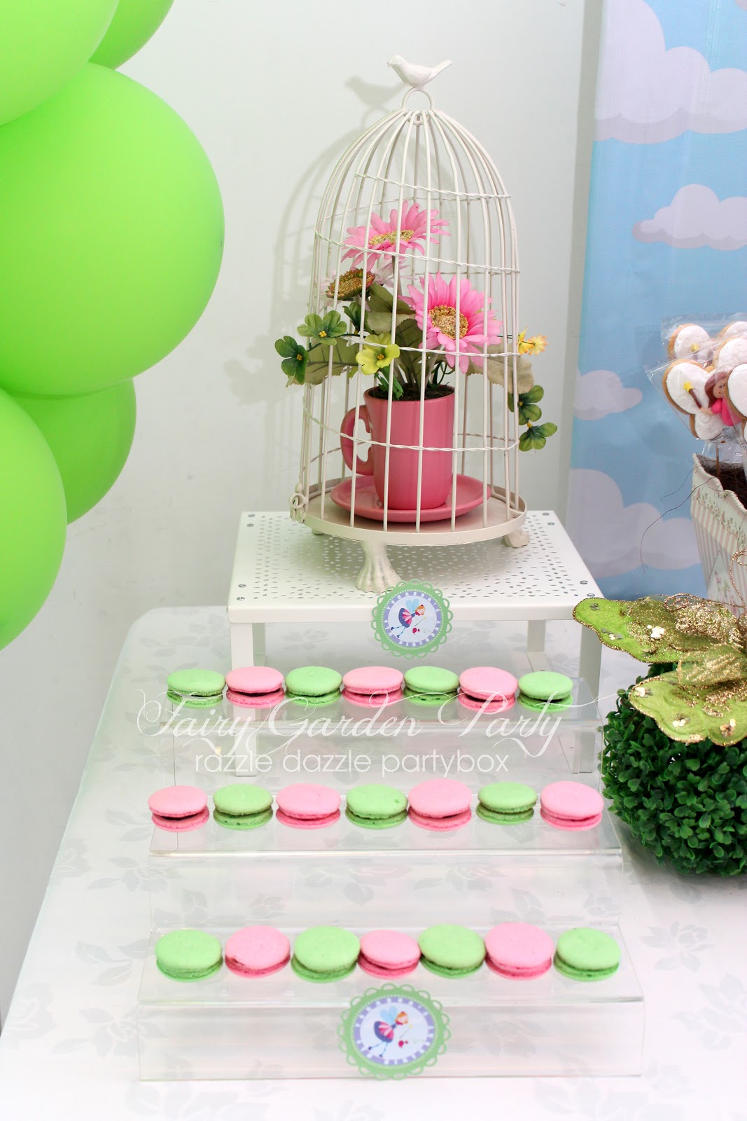 Razzle Dazzle Party Box Themed Birthday Party Fairy Garden Party