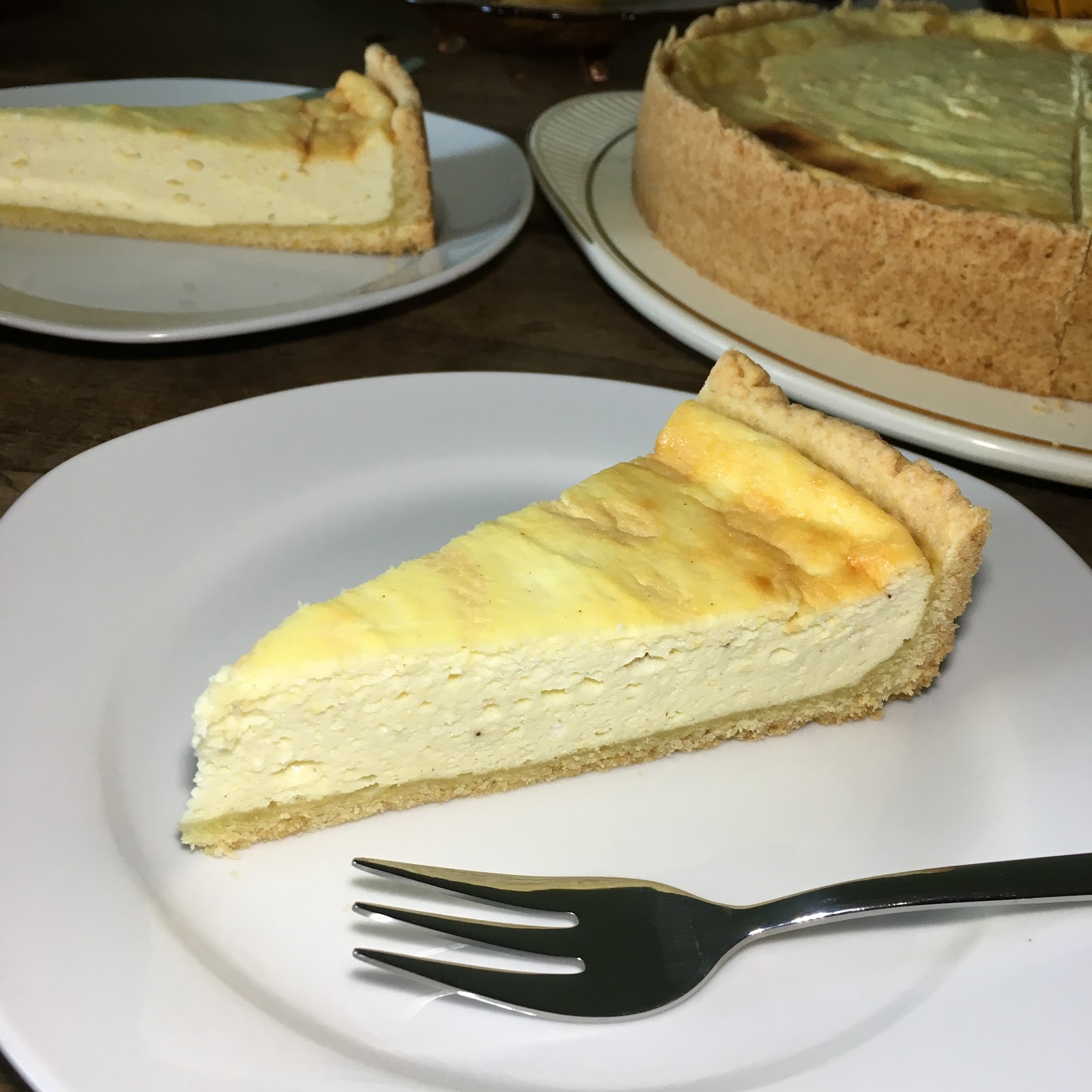 Ein Stück heile Welt : Ricotta-Honig-Käsekuchen
