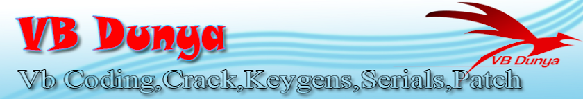 Vb Codings, Cracks, Keygens and Serial Keys