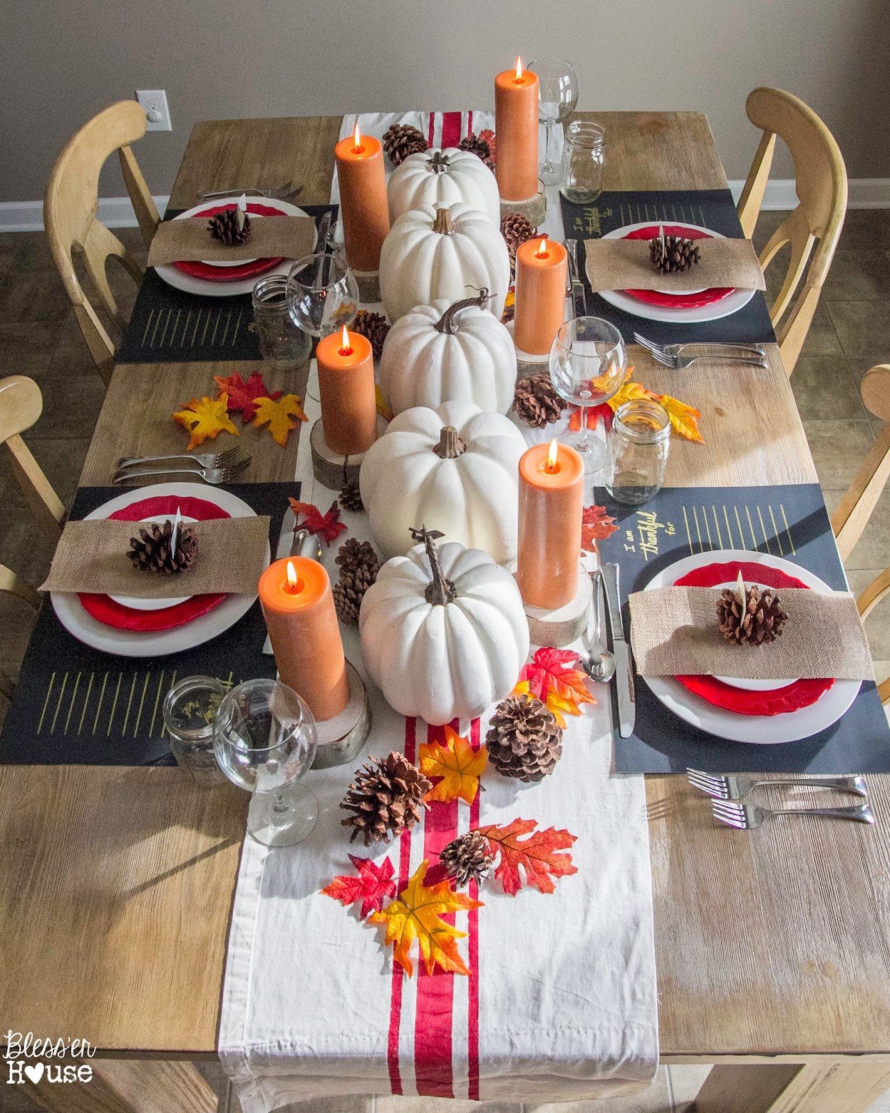 Dollar Store Thanksgiving Tablescape Bless er House Dollar Store Thanksgiving Tablescape Bless er House