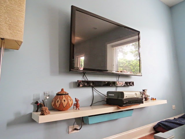 How To Hide Your Television And Cable Wires An Easy Diy Flipping The Flip