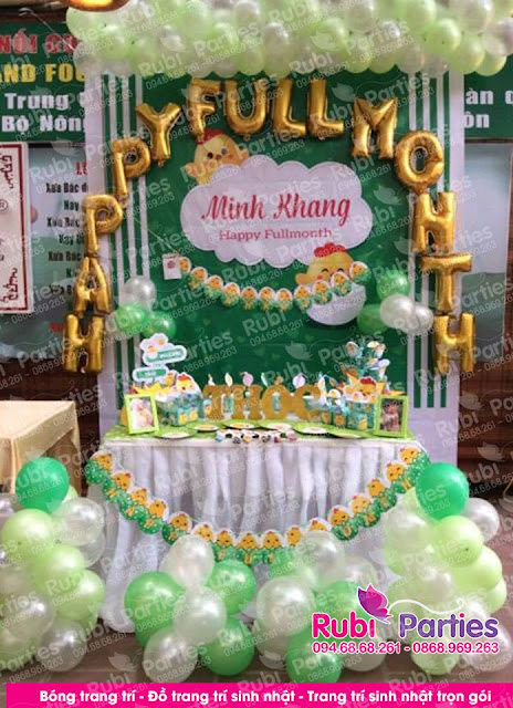 Địa chỉ bán bóng trang trí đầy tháng cho bé tại Long Biên Dia chi ban bong trang tri day thang cho be tai Long Bien
