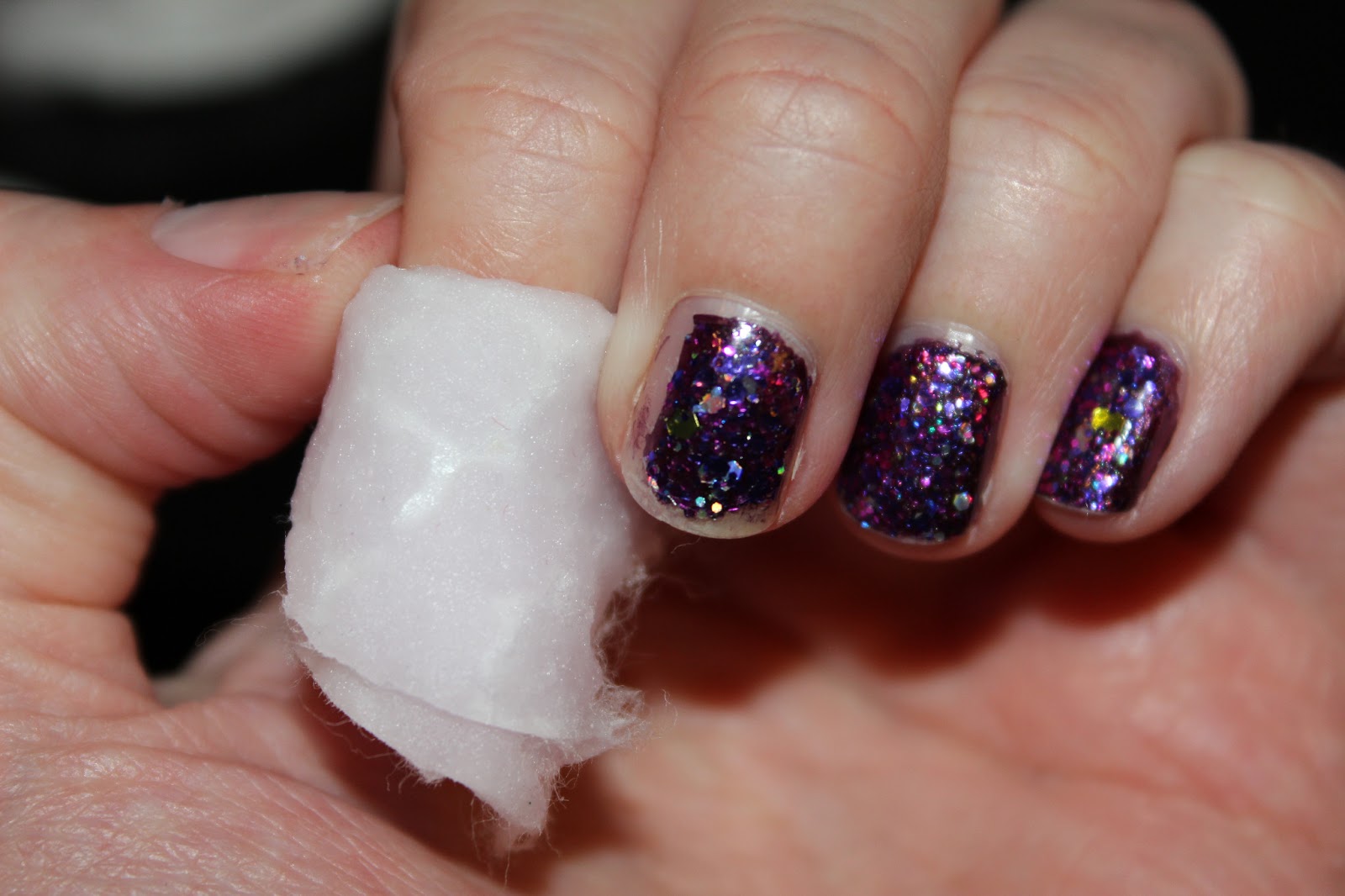 Lucky's Nails How to Remove Glitter/Sparkle Nail Polish