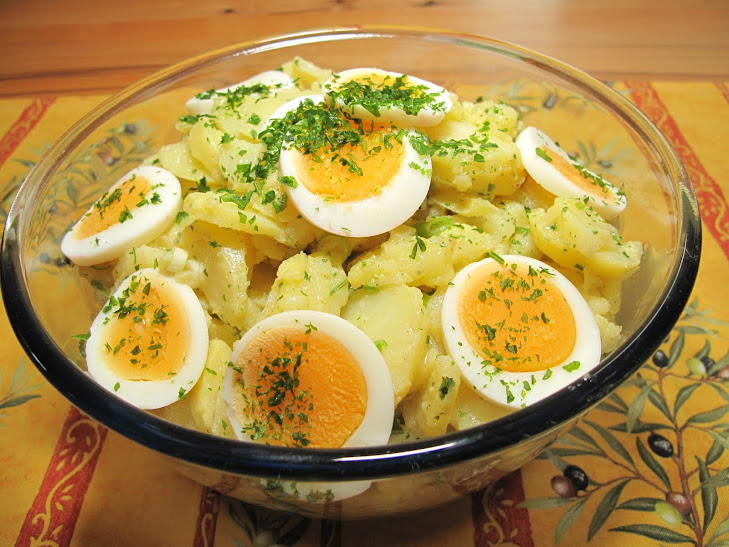 Aus dem Lameng: Kartoffelsalat mit Essig und Öl