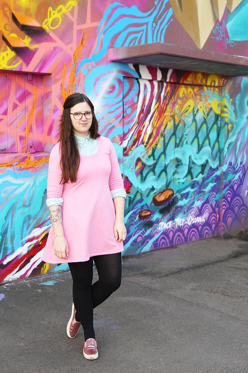 KuneCoco • #naehdirwas März • rosa Jerseykleid KuneCoco • #naehdirwas März • rosa Jerseykleid