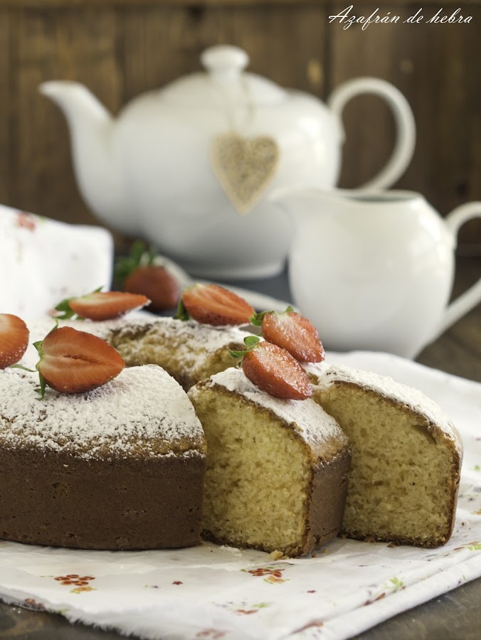 Bizcocho con leche condensada