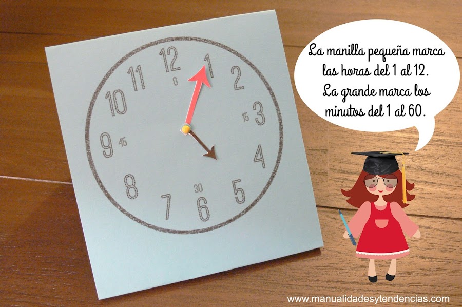 Cómo leer la hora para niños