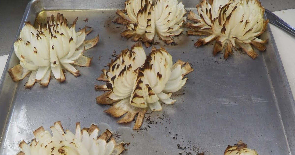 Baked Onion Blossoms Sid's Sea Palm Cooking
