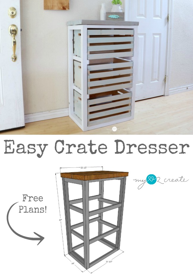 How To Build A Crate Dresser My Love 2 Create