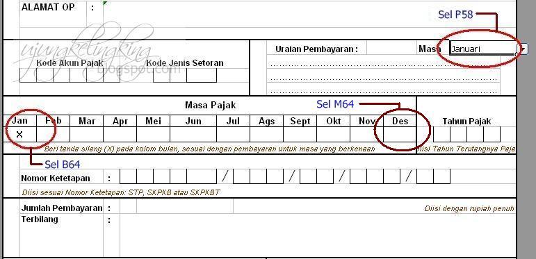 Form Surat Setoran Pajak