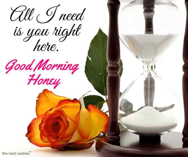101+ Good Morning Honey Wishes Pictures [ Best Collection ]