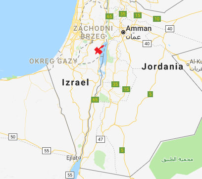 Morze Martwe Mapa | Mapa