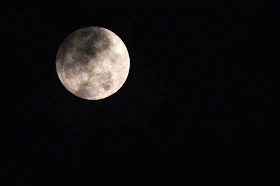 Full Moon FEB 2017, GIF, clouds moving