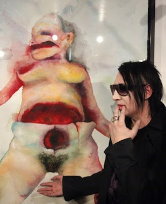 Marilyn Manson e suas obras (Blog Mortalha) marilyn manson, blog mortalha, marilyn manson pinturas, marilyn manson quadros