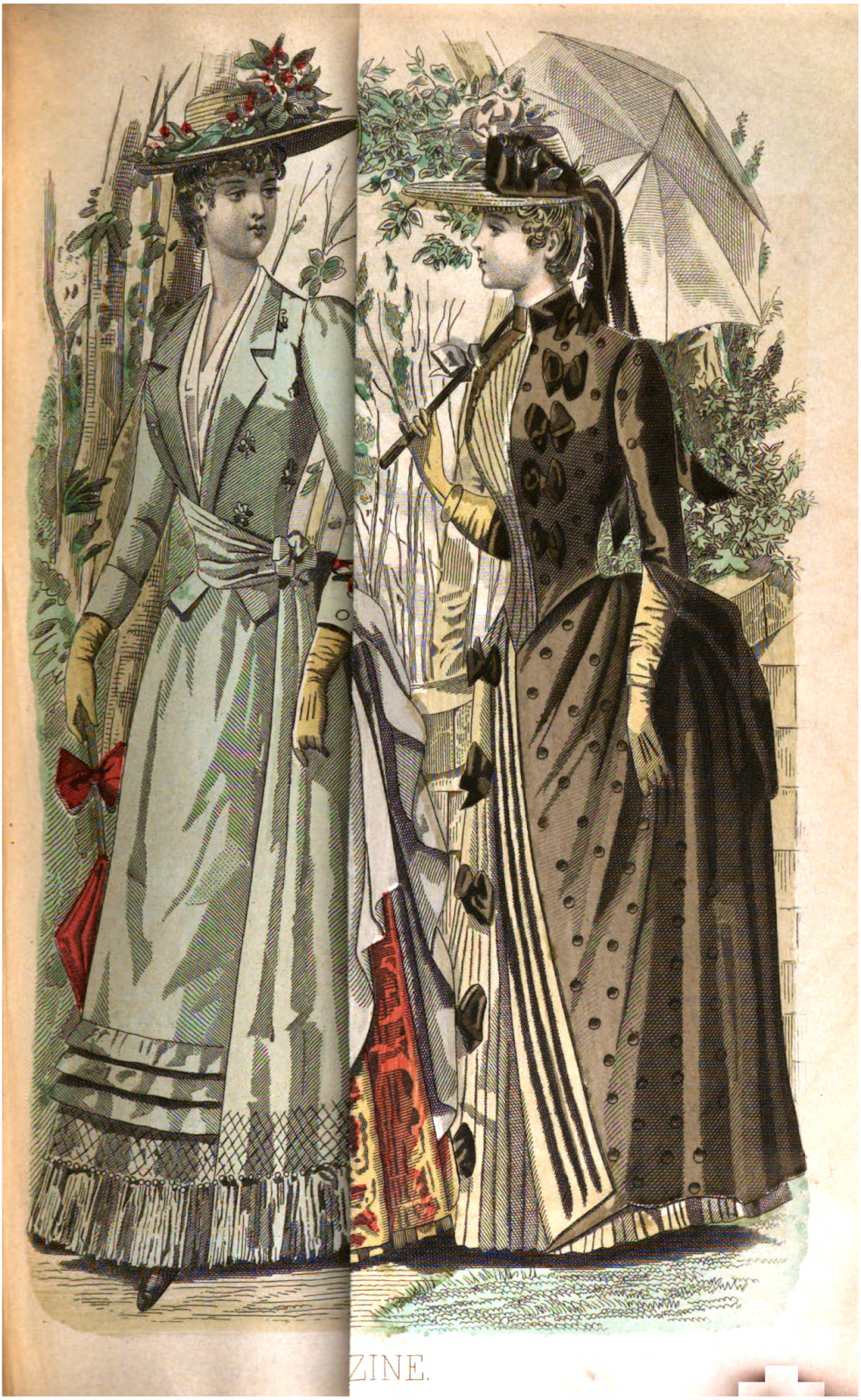 19th Century Historical Tidbits 1889 Historic Fashions