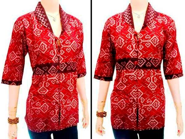 Model Blouse Batik Atasan Wanita Modern Untuk Kerja Model Blouse Batik Atasan Wanita Modern Untuk Kerja