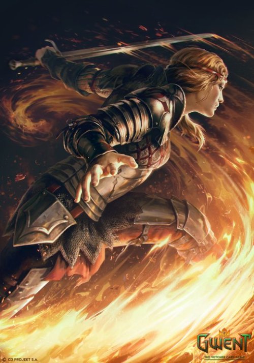 As ilustrações de fantasia para o game Gwent: The Witcher Card Game de Anna Podedworna Anna Podedworna deviantart arte ilustrações fantasia games the witcher gwent