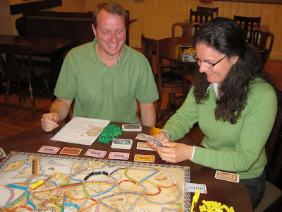 Ticket To Ride Europe - The green team!!