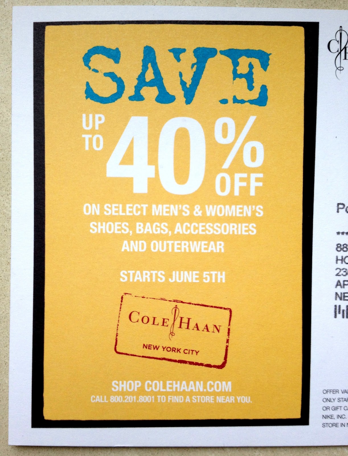 cole haan memorial day sale