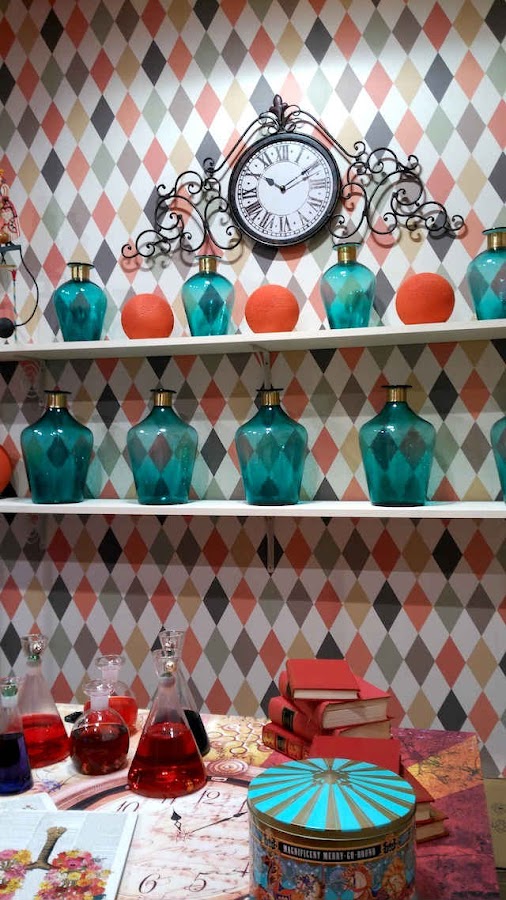 Papel pintado de rombos