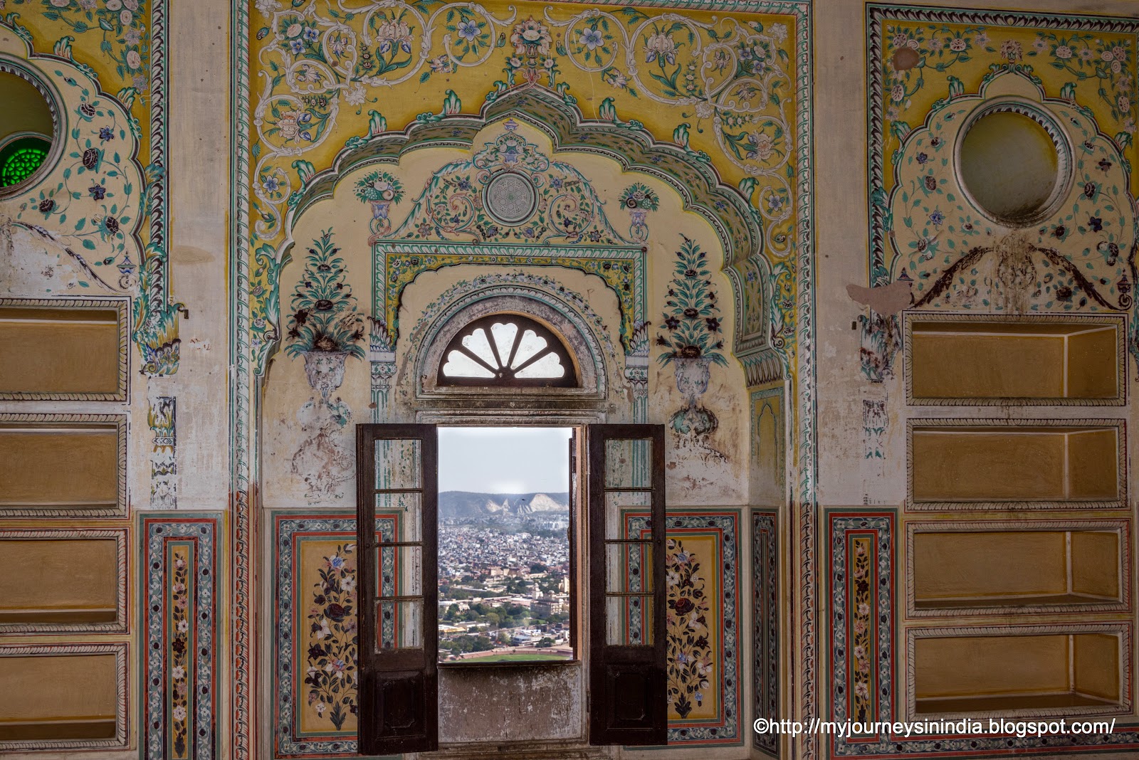 Windows at Madhavendra Palace Jaipur