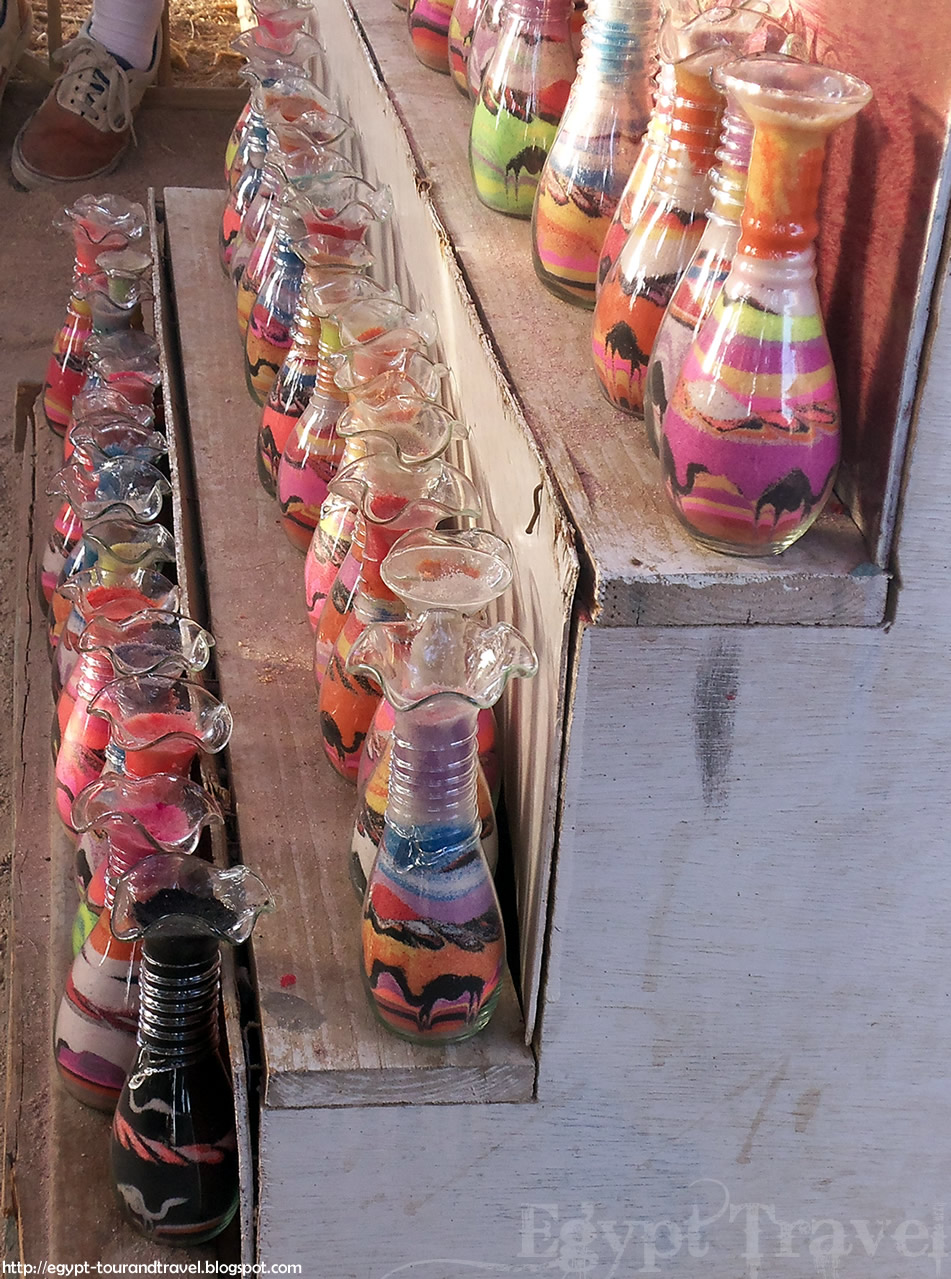 Egypt Travel Sand in a bottle Egyptian Sand Art