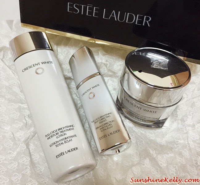 Beauty Review, new! Estee Lauder Crescent White Full Cycle Brightening Skincare, estee lauder, Crescent White Full Cycle Brightening, whitening skincare review 